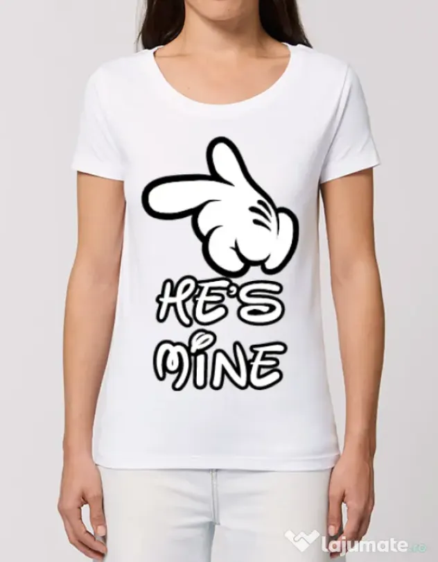 Tricou STANLEY STELLA dama He is mine Alb