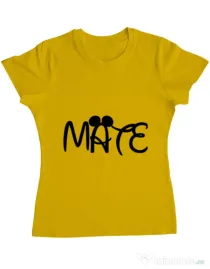 Tricou ADLER dama Mate Galben