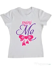 Tricou ADLER dama Mini me Alb