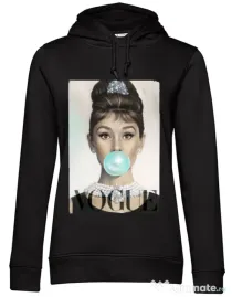 Hoodie dama cu gluga Audrey Negru