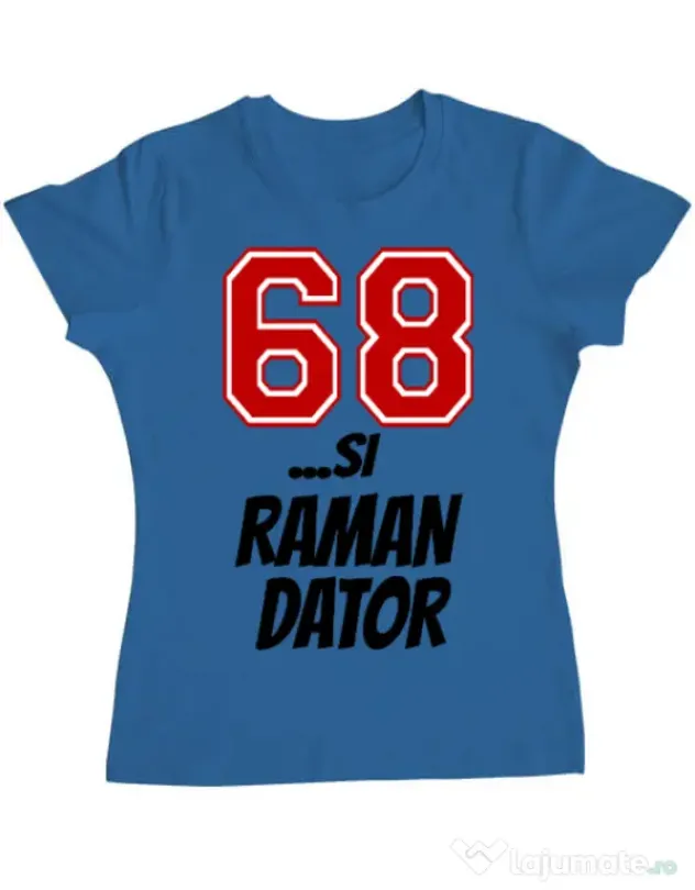 Tricou ADLER dama 68 si raman dator Albastru azuriu