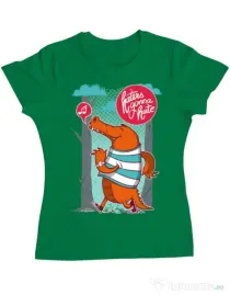 Tricou ADLER dama Haters gonna hate Verde mediu