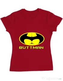 Tricou ADLER dama Buttman Rosu
