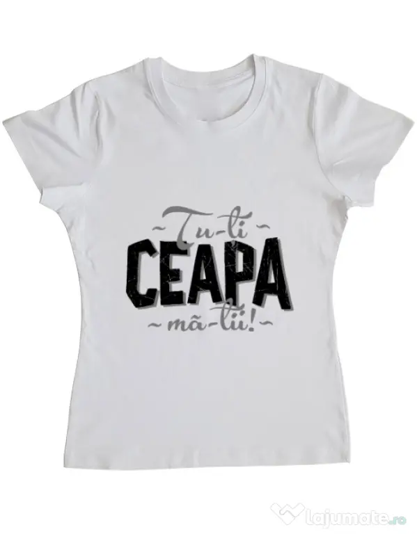 Tricou ADLER dama Ceapa ma-tii Alb