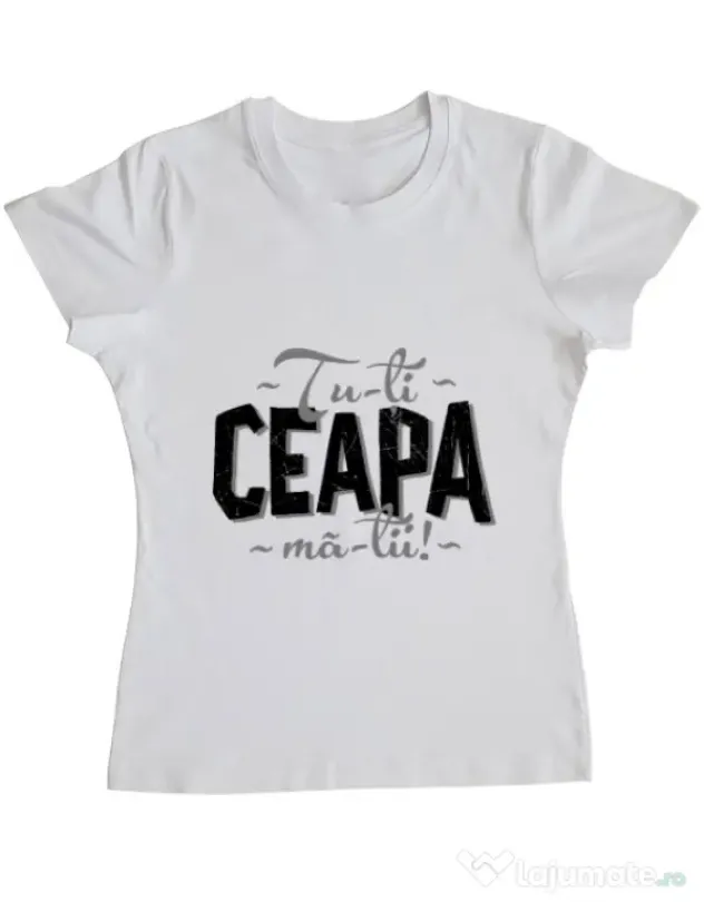 Tricou ADLER dama Ceapa ma-tii Alb