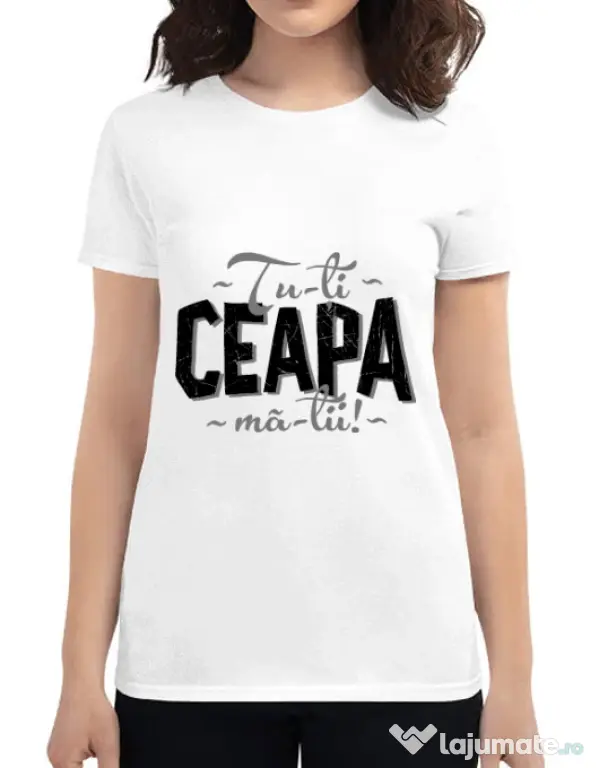 Tricou ADLER dama Ceapa ma-tii Alb