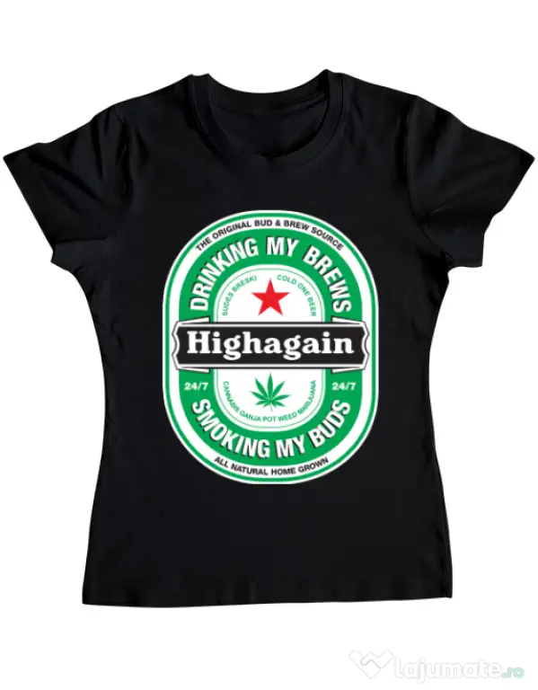 Tricou ADLER dama Highagain Negru