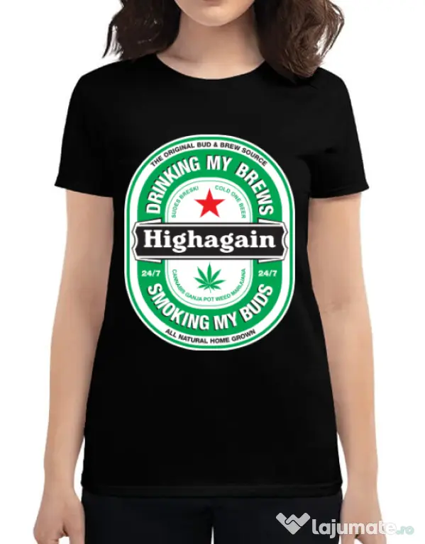 Tricou ADLER dama Highagain Negru