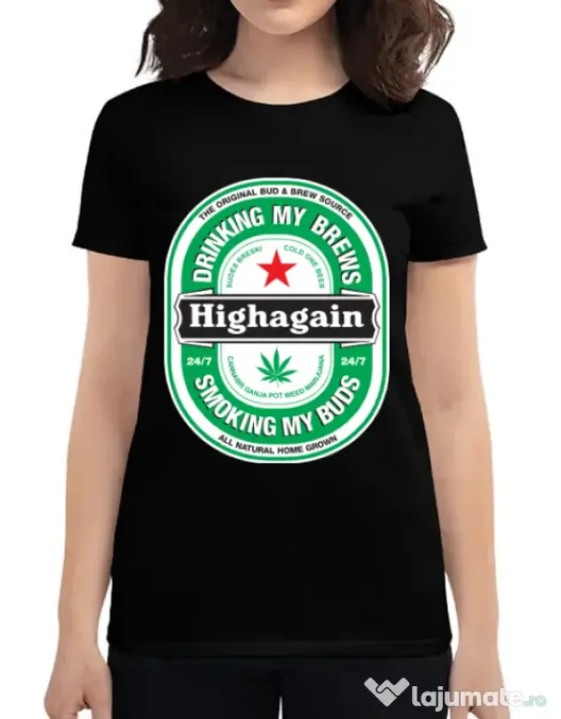 Tricou ADLER dama Highagain Negru