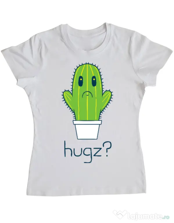 Tricou ADLER dama Hugz Alb