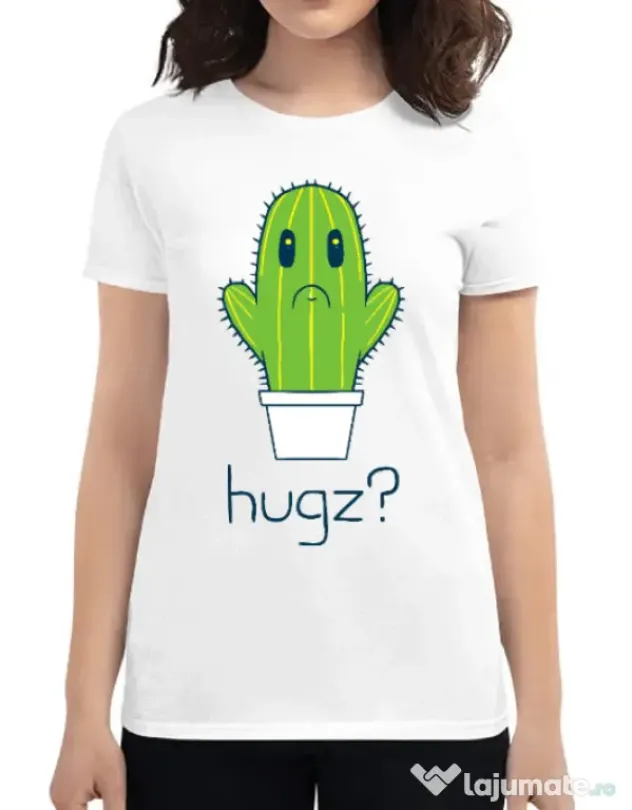 Tricou ADLER dama Hugz Alb