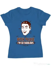 Tricou ADLER dama Fabulous Albastru azuriu