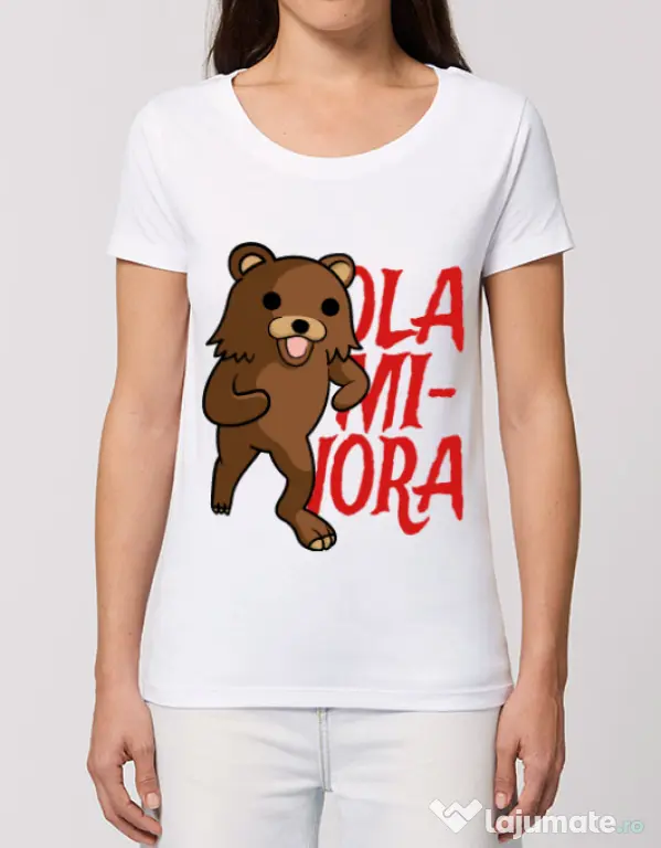 Tricou STANLEY STELLA dama Ola minora Alb
