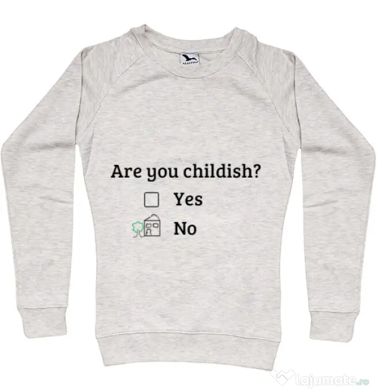 Bluza ADLER dama Are you childish Migdala melanj