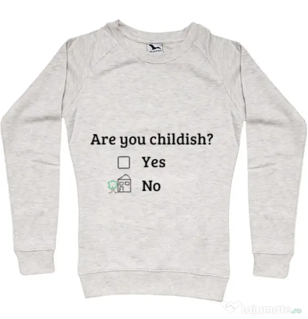 Bluza ADLER dama Are you childish Migdala melanj