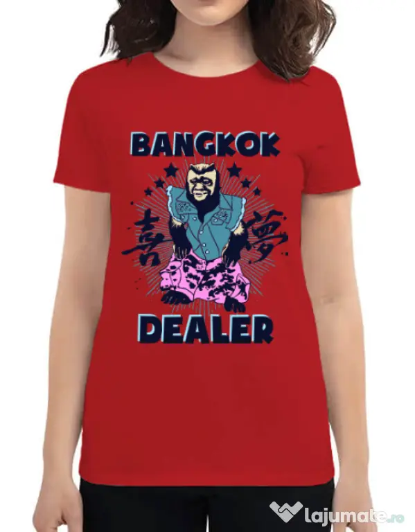 Tricou ADLER dama Bangkok dealer Rosu