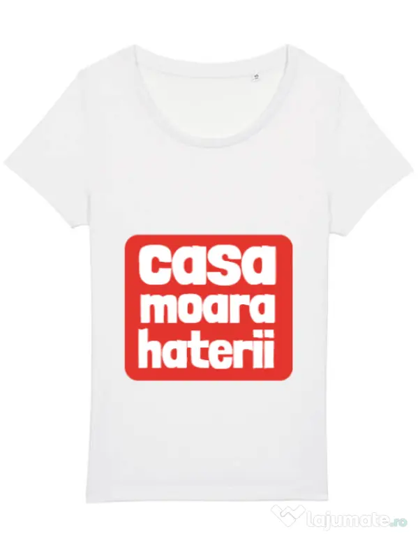 Tricou STANLEY STELLA dama Casa moara haterii Alb