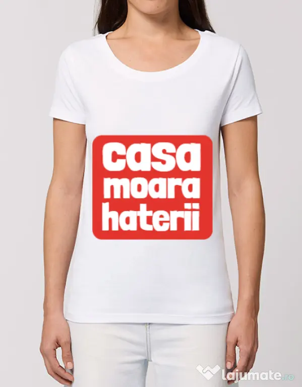 Tricou STANLEY STELLA dama Casa moara haterii Alb