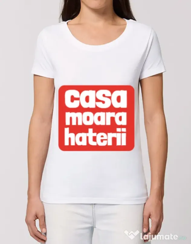 Tricou STANLEY STELLA dama Casa moara haterii Alb