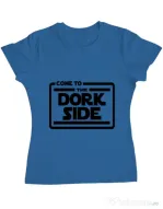 Tricou ADLER dama Dork side Albastru azuriu