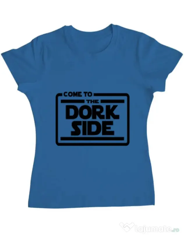 Tricou ADLER dama Dork side Albastru azuriu