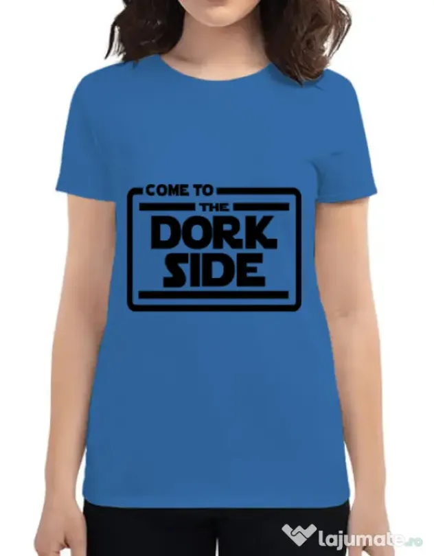 Tricou ADLER dama Dork side Albastru azuriu