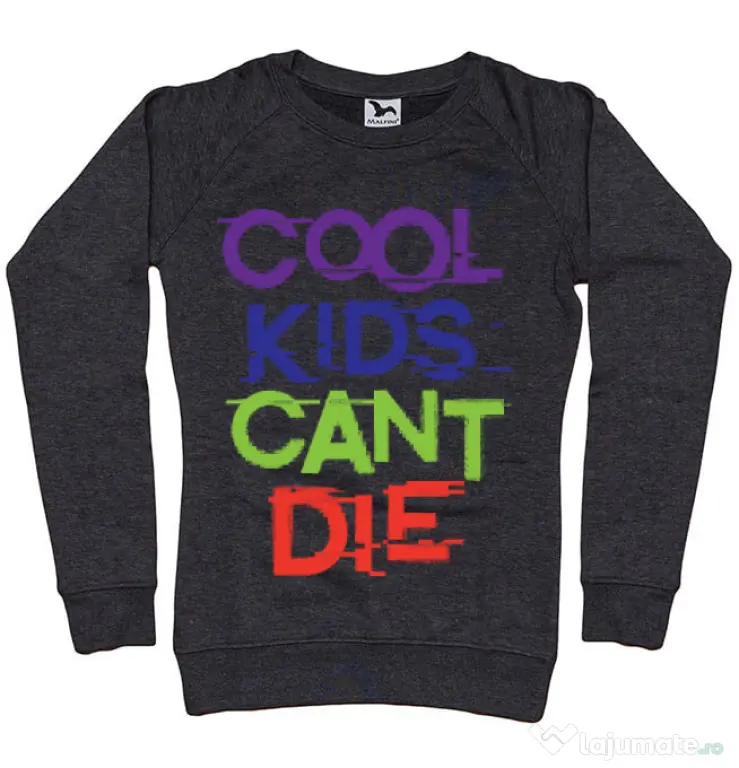 Bluza ADLER dama Cool kids Negru melanj