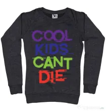 Bluza ADLER dama Cool kids Negru melanj