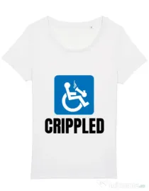 Tricou STANLEY STELLA dama Crippled Alb
