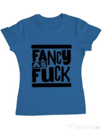 Tricou ADLER dama Fancy as fuck Albastru azuriu