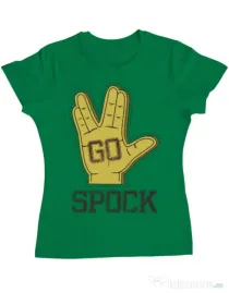 Tricou ADLER dama Go spock Verde mediu