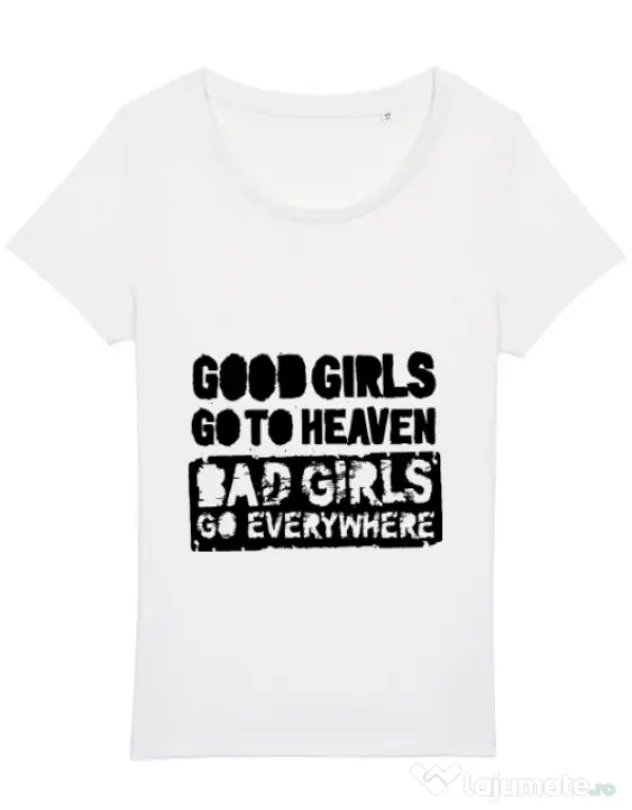 Tricou STANLEY STELLA dama Good girls Alb