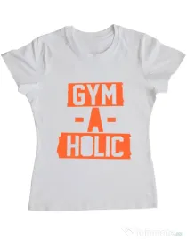 Tricou ADLER dama Gymaholic Alb