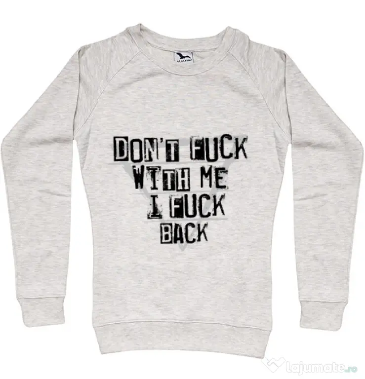Bluza ADLER dama I fuck back Migdala melanj