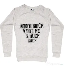 Bluza ADLER dama I fuck back Migdala melanj