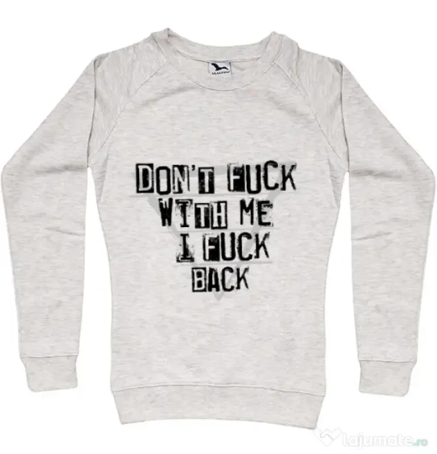 Bluza ADLER dama I fuck back Migdala melanj
