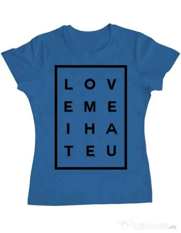 Tricou ADLER dama Hate u Albastru azuriu