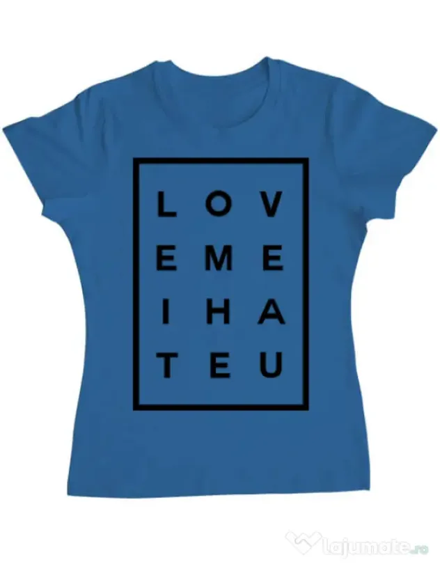 Tricou ADLER dama Hate u Albastru azuriu