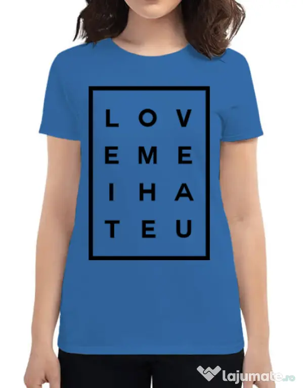 Tricou ADLER dama Hate u Albastru azuriu