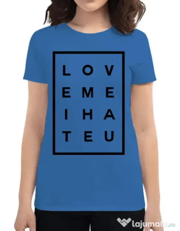Tricou ADLER dama Hate u Albastru azuriu