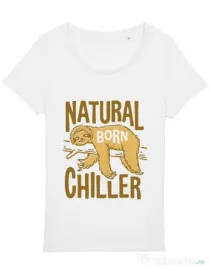Tricou STANLEY STELLA dama Natural born chiller Alb