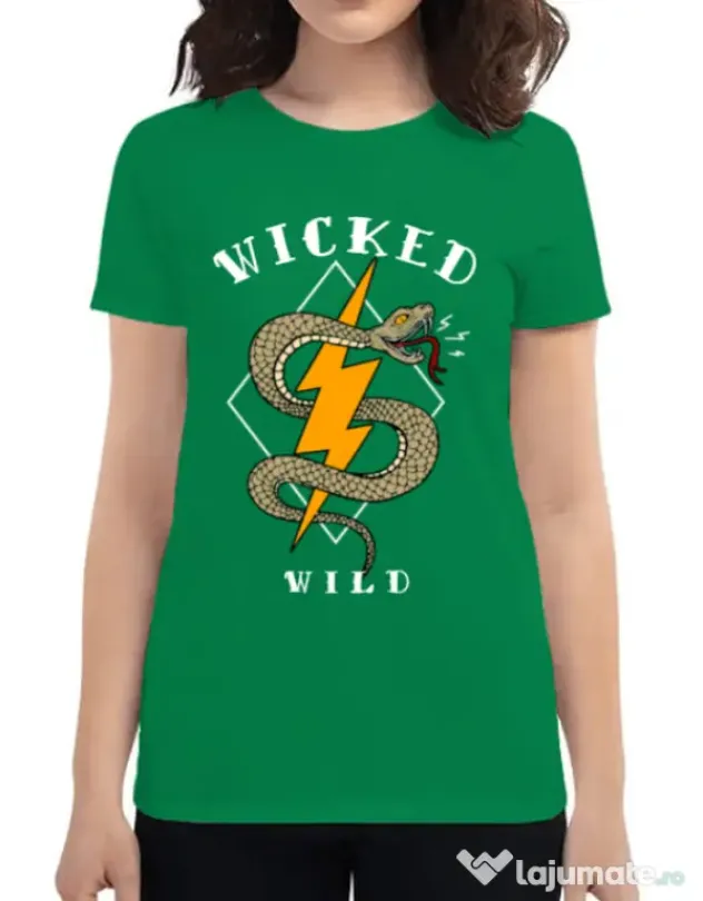 Tricou ADLER dama Wicked wild Verde mediu