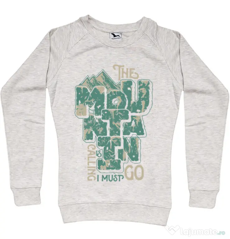 Bluza ADLER dama The mountain is calling, I must go! Migdala melanj