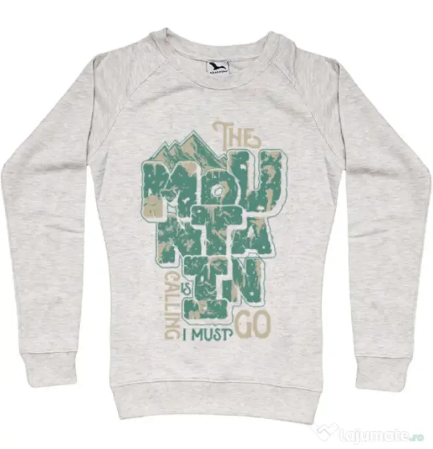 Bluza ADLER dama The mountain is calling, I must go! Migdala melanj