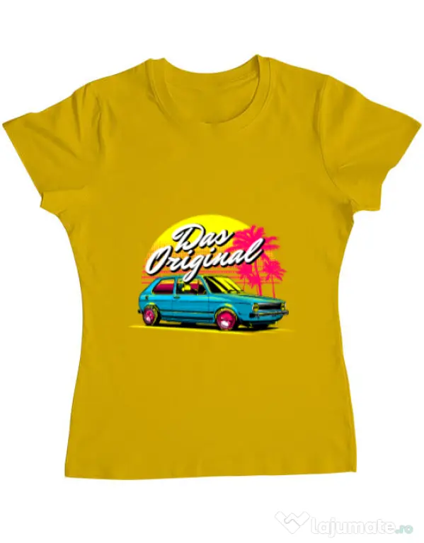 Tricou ADLER dama Das original Galben