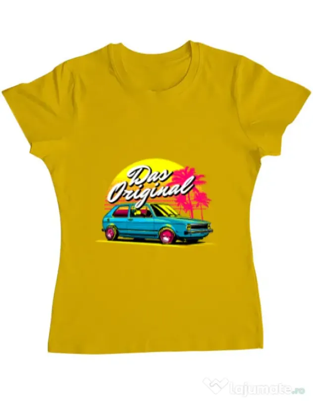 Tricou ADLER dama Das original Galben