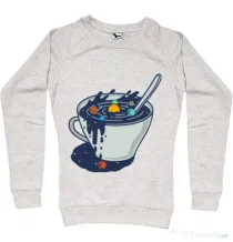 Bluza ADLER dama Galaxy mug Migdala melanj