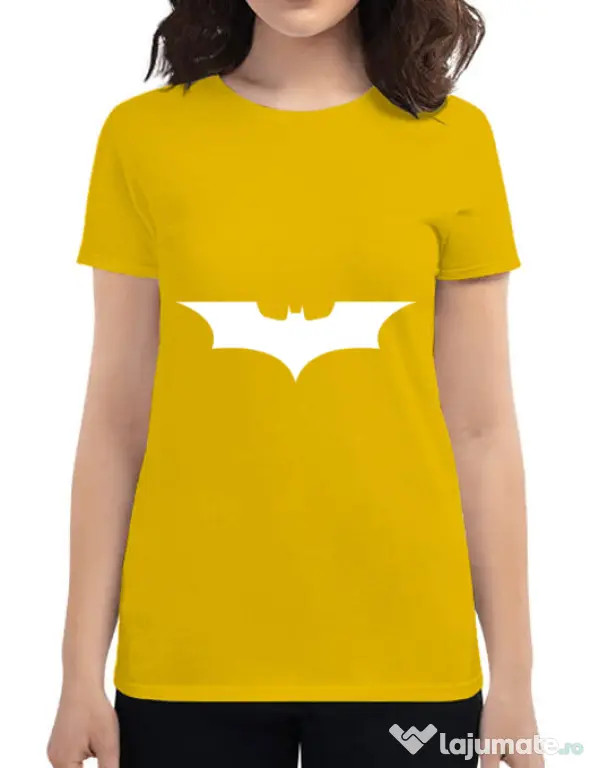Tricou ADLER dama Dark knight Galben
