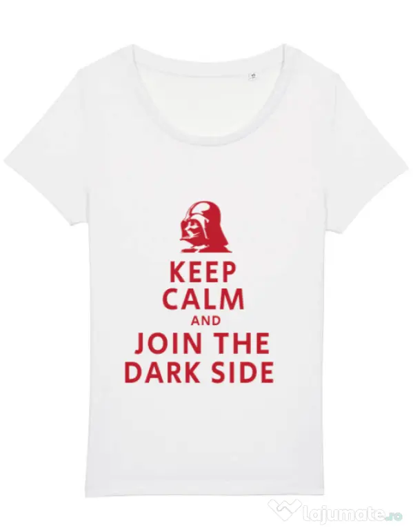 Tricou STANLEY STELLA dama Join the darkside Alb