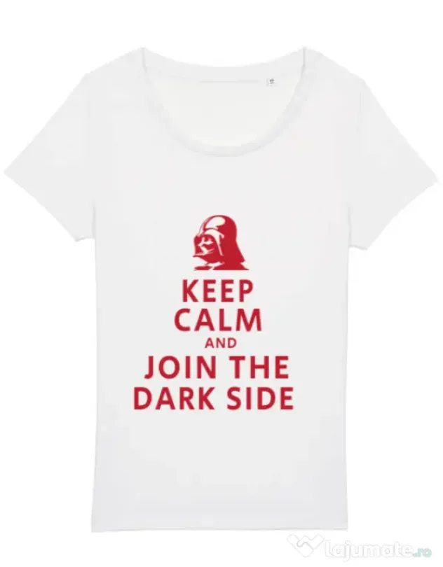 Tricou STANLEY STELLA dama Join the darkside Alb